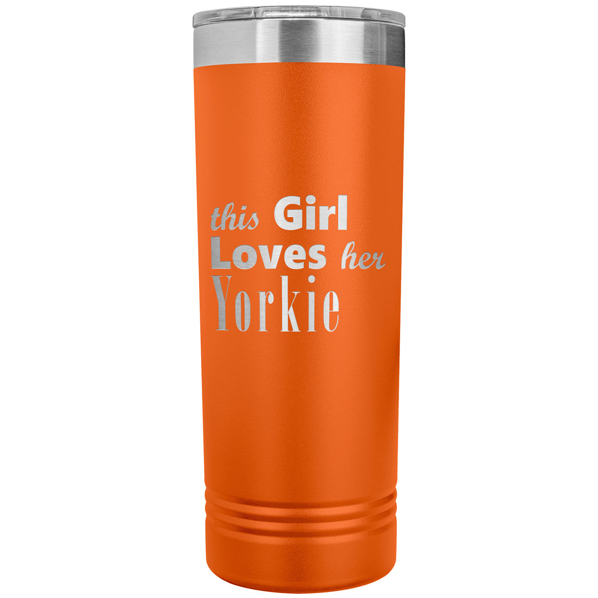 Yorkie - 22oz Insulated Skinny Tumbler