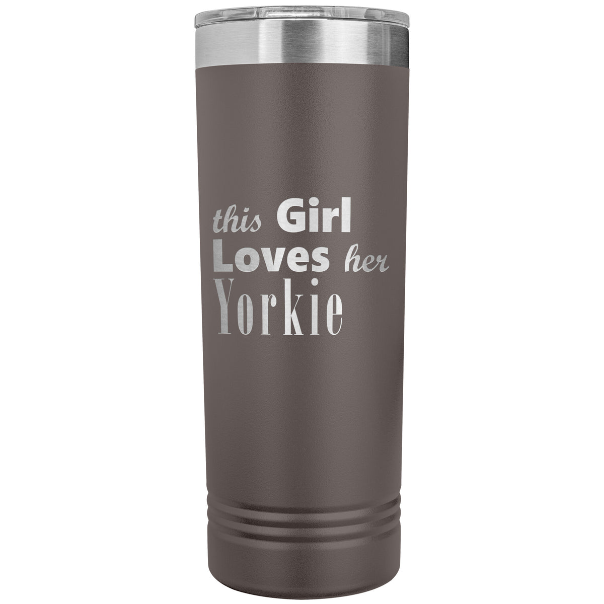 Yorkie - 22oz Insulated Skinny Tumbler