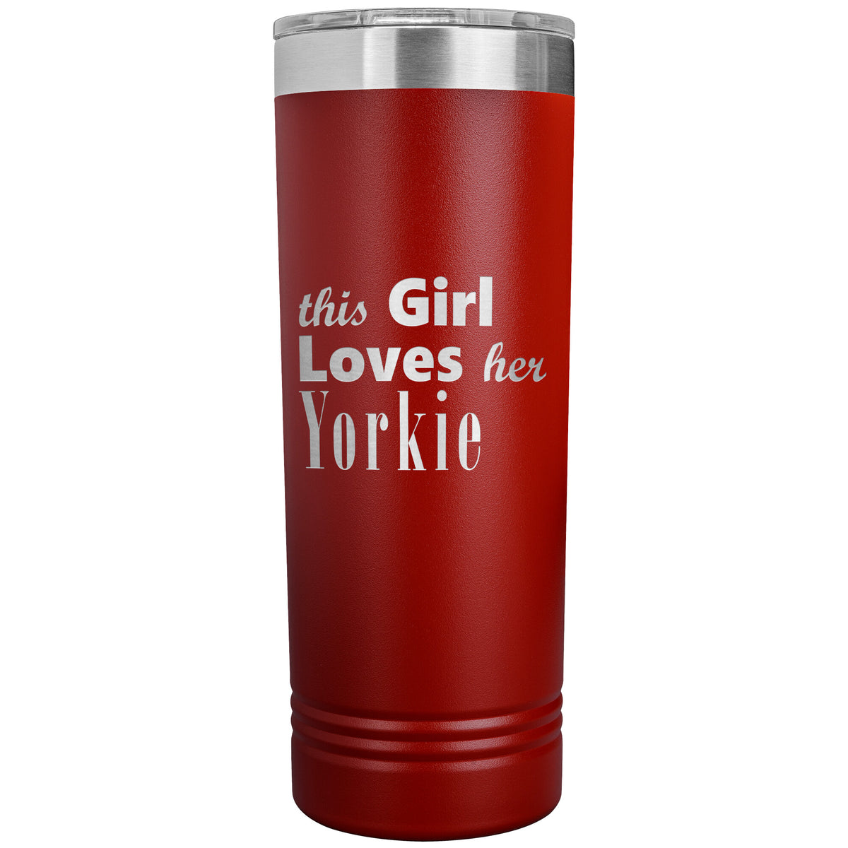 Yorkie - 22oz Insulated Skinny Tumbler