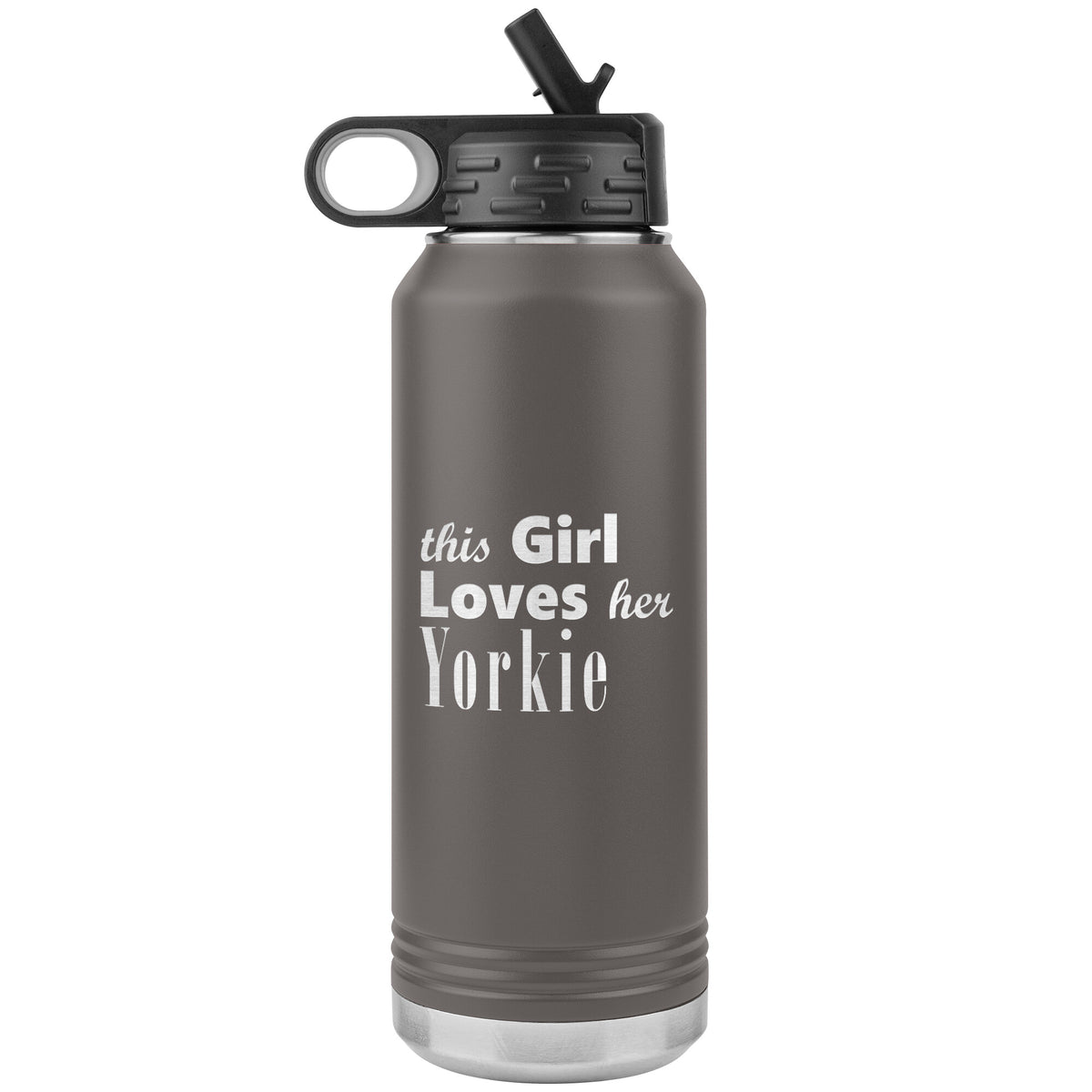 Yorkie - 32oz Insulated Water Bottle