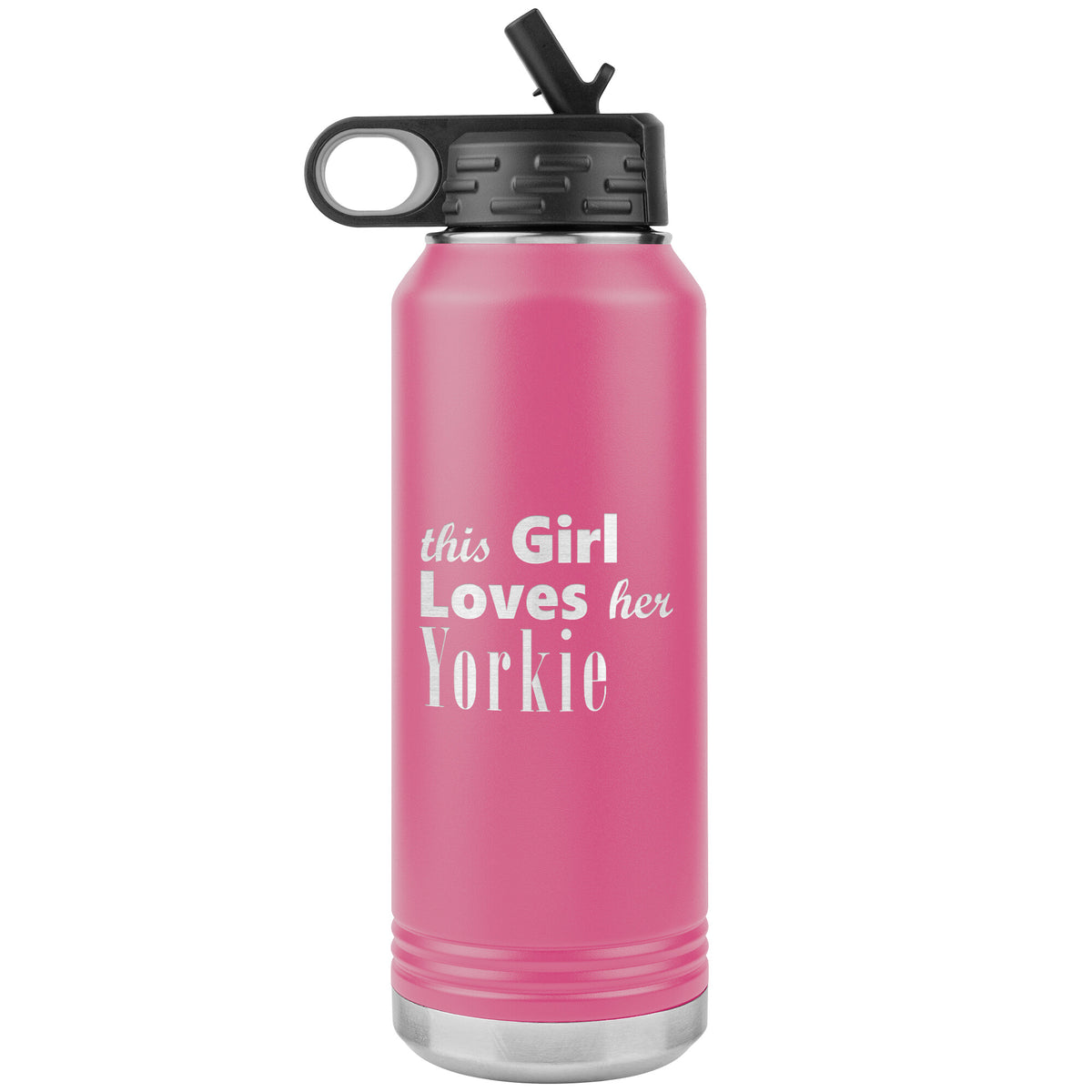 Yorkie - 32oz Insulated Water Bottle
