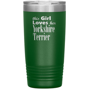 Yorkshire Terrier - 20oz Insulated Tumbler