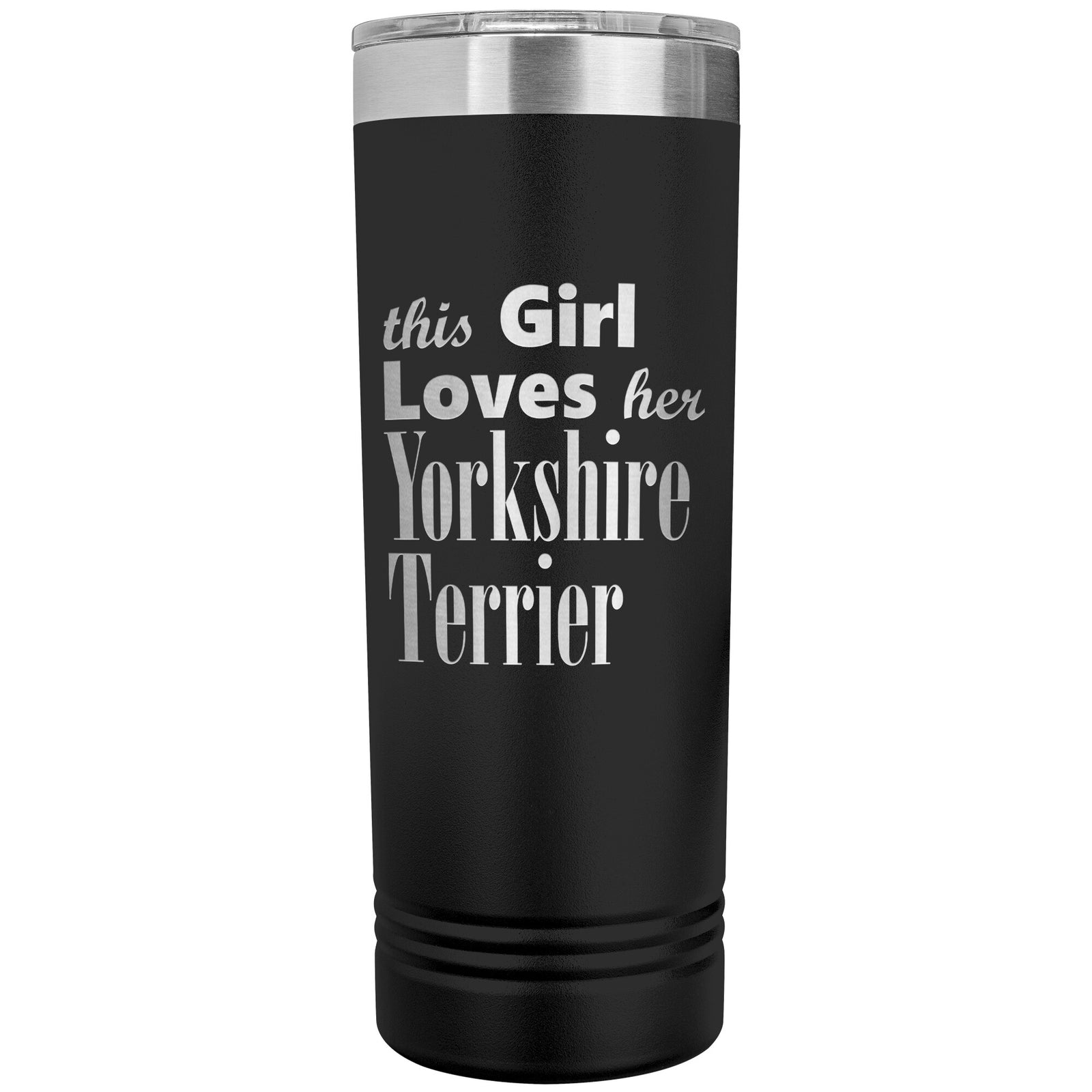 Yorkshire Terrier - 22oz Insulated Skinny Tumbler