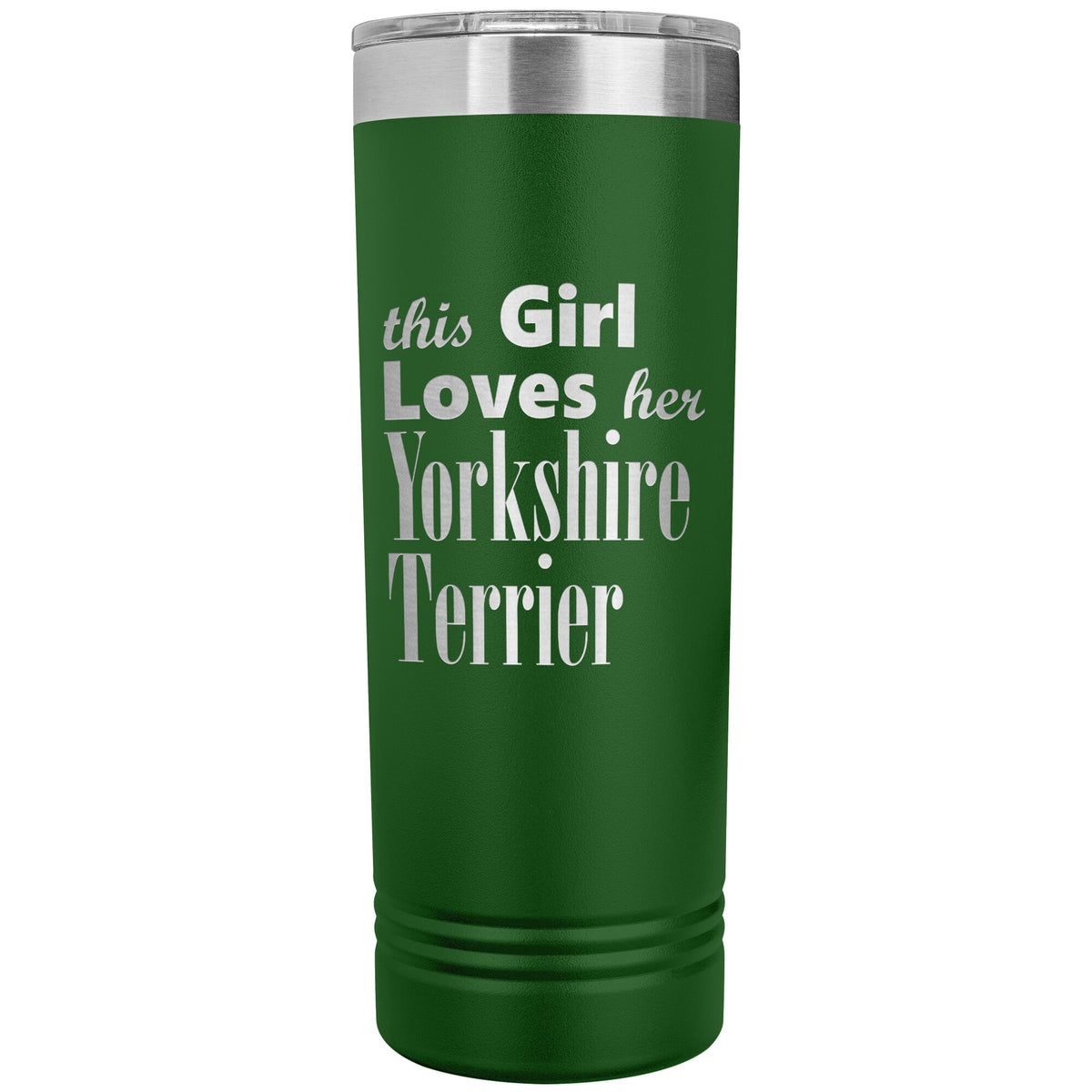 Yorkshire Terrier - 22oz Insulated Skinny Tumbler