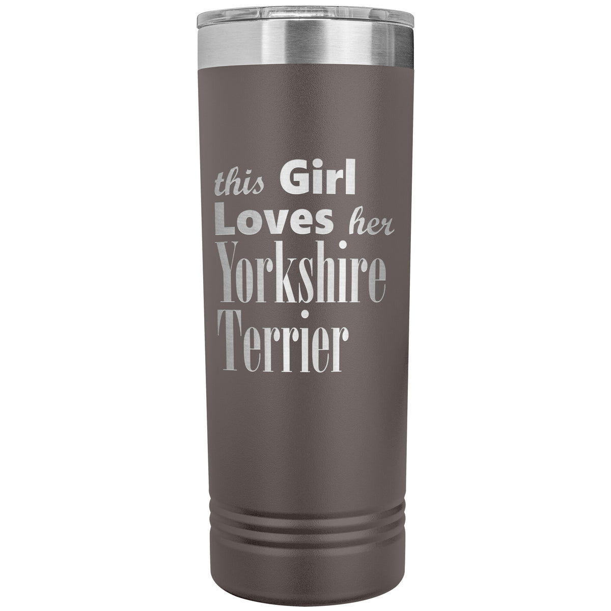 Yorkshire Terrier - 22oz Insulated Skinny Tumbler