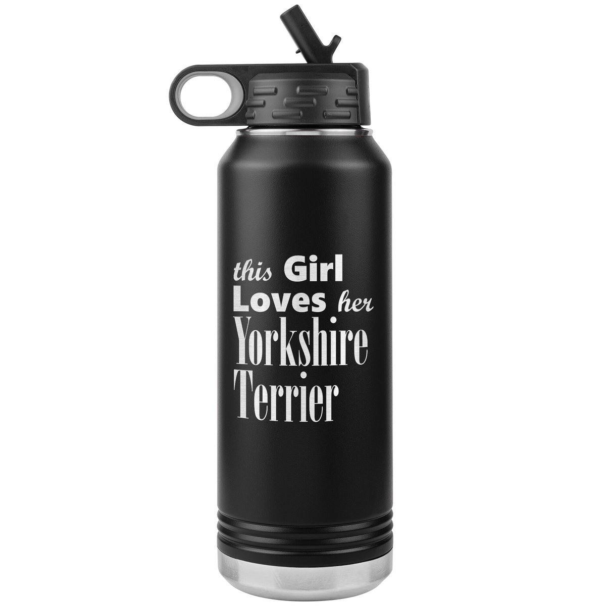 Yorkshire Terrier - 32oz Insulated Water Bottle