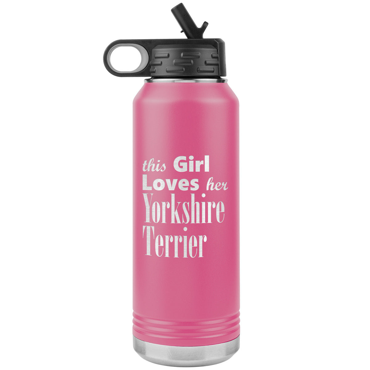 Yorkshire Terrier - 32oz Insulated Water Bottle