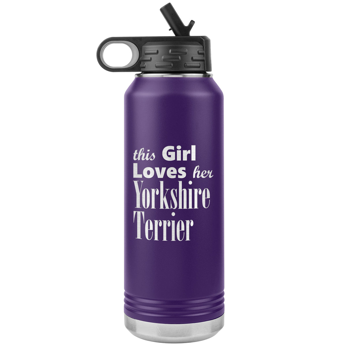 Yorkshire Terrier - 32oz Insulated Water Bottle