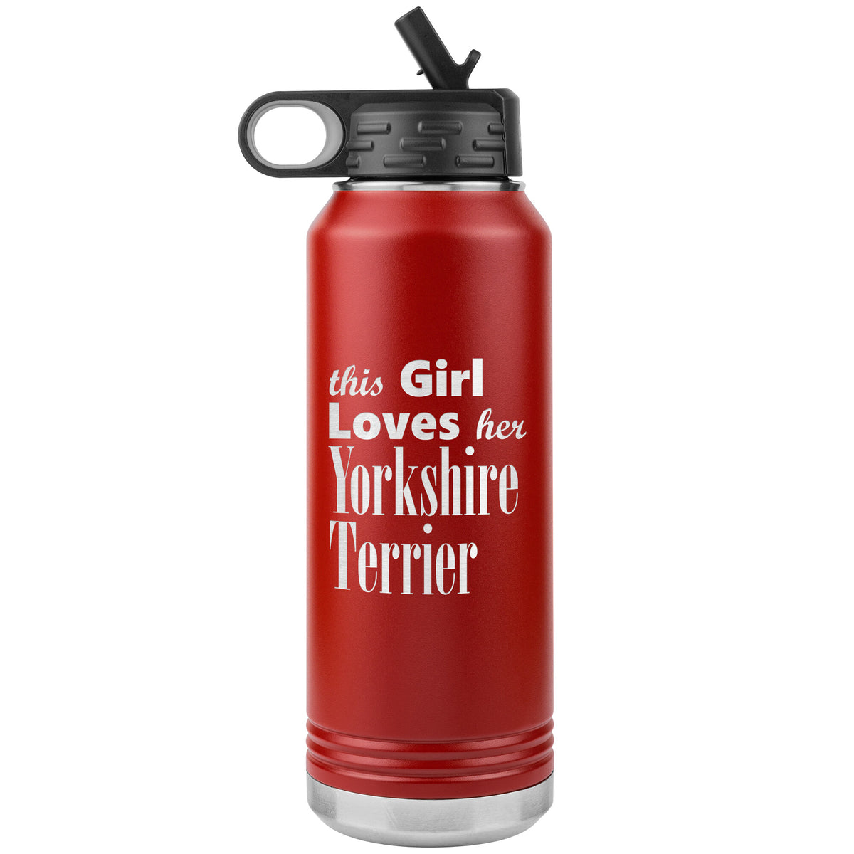 Yorkshire Terrier - 32oz Insulated Water Bottle