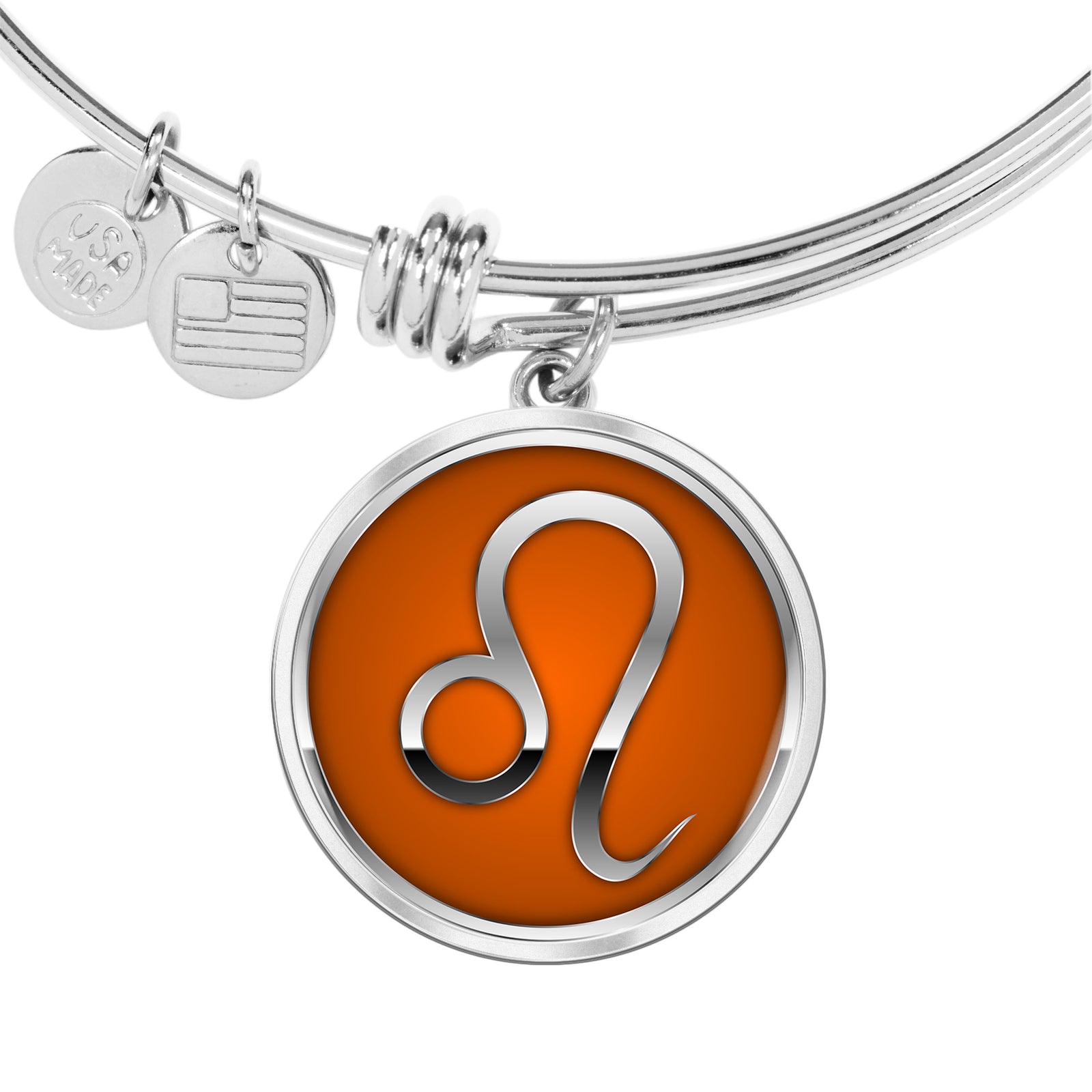 Zodiac Sign Leo v2 - Bangle Bracelet