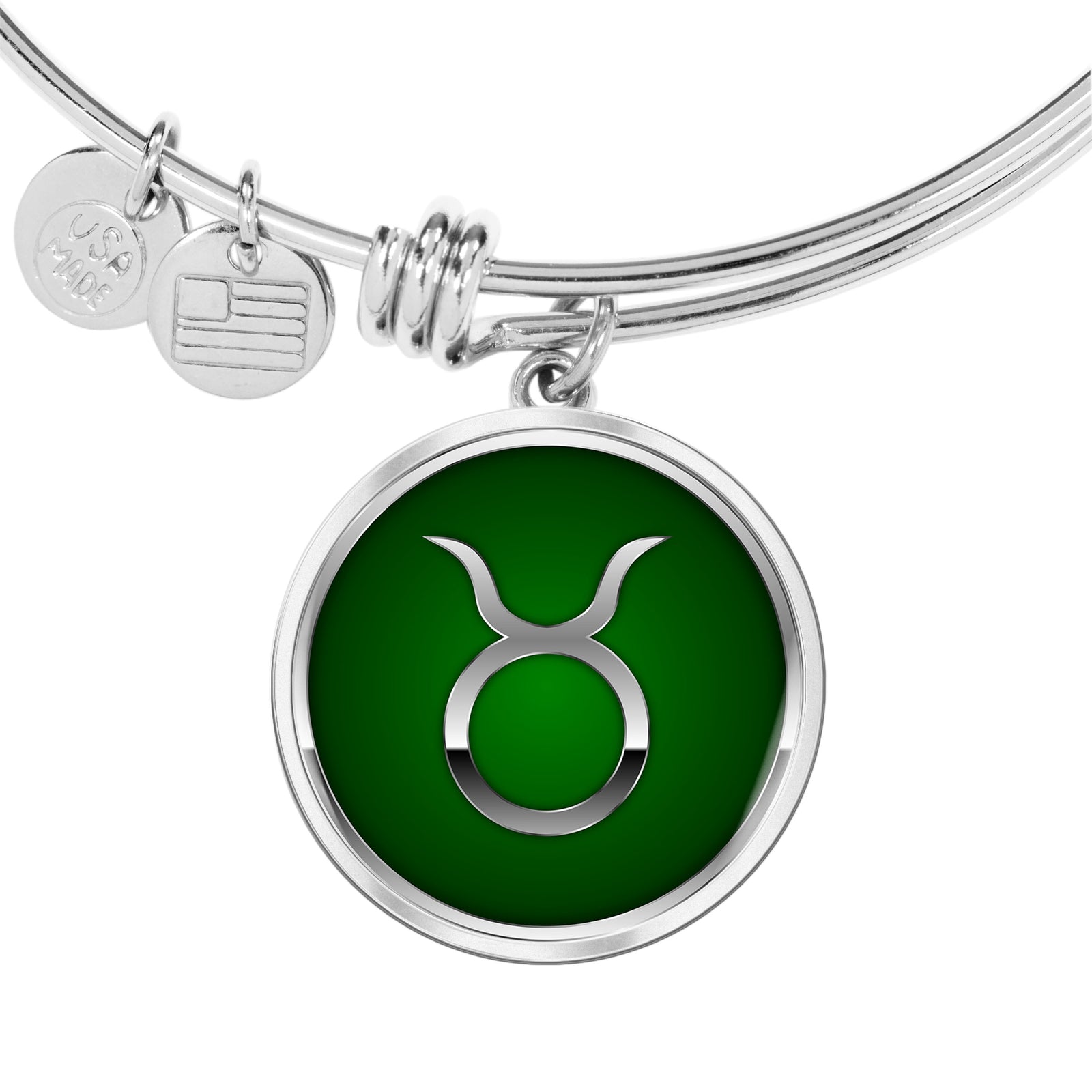 Zodiac Sign Taurus v2 - Bangle Bracelet