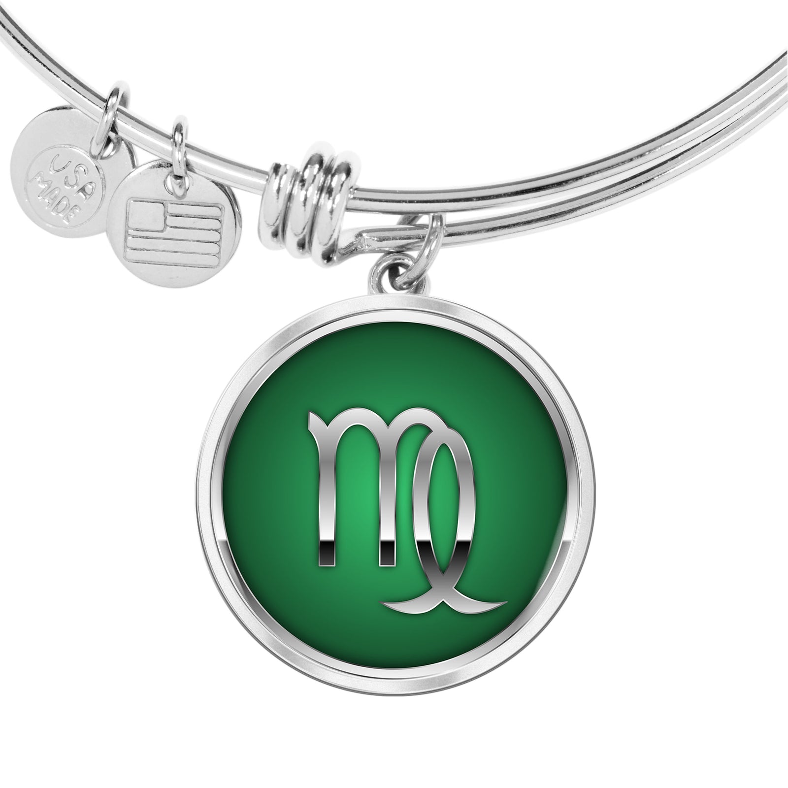 Zodiac Sign Virgo v2 - Bangle Bracelet