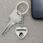 Mama, Est. 2023 - Heart Pendant Luxury Keychain