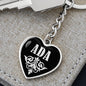 Ada v02 - Heart Pendant Luxury Keychain