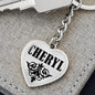 Cheryl v01 - Heart Pendant Luxury Keychain