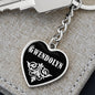 Gwendolyn v02 - Heart Pendant Luxury Keychain