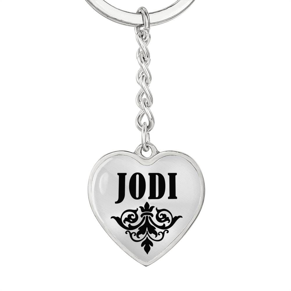Jodi v01 - Heart Pendant Luxury Keychain