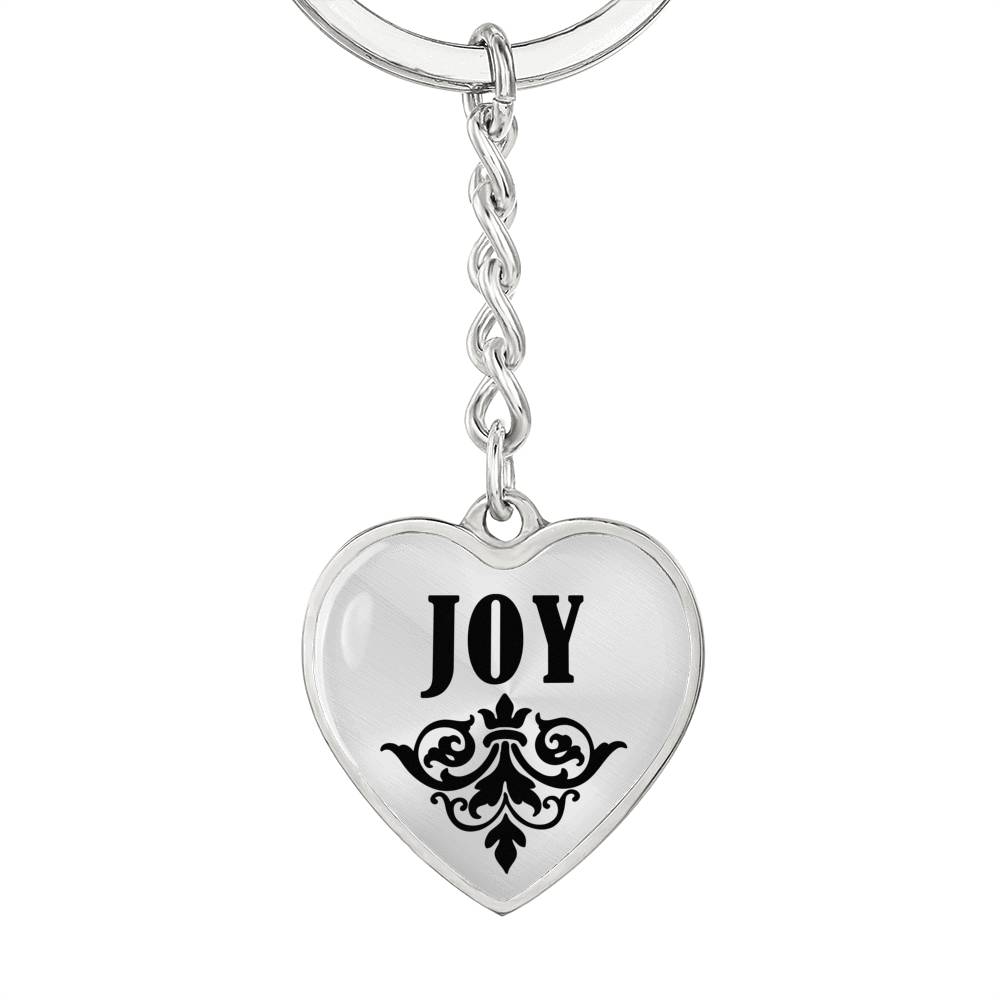 Joy v01 - Heart Pendant Luxury Keychain
