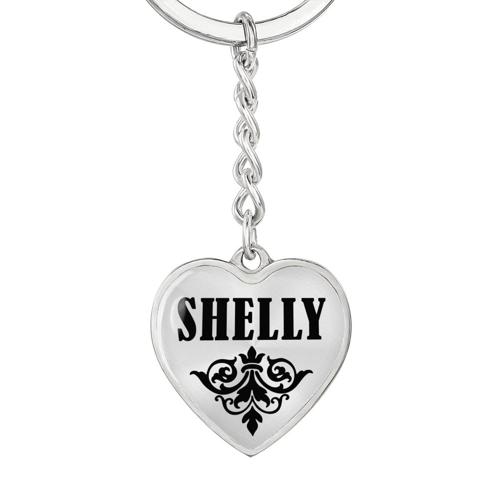 Shelly v01 - Heart Pendant Luxury Keychain