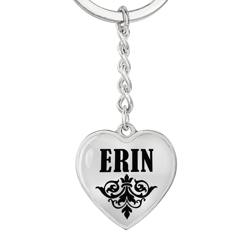 Erin v01 - Heart Pendant Luxury Keychain