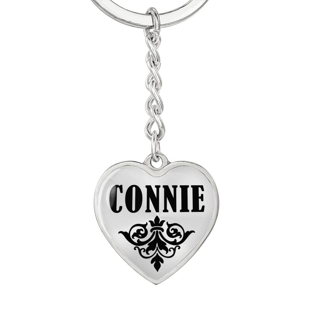 Connie v01 - Heart Pendant Luxury Keychain