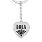 Lola v01 - Heart Pendant Luxury Keychain