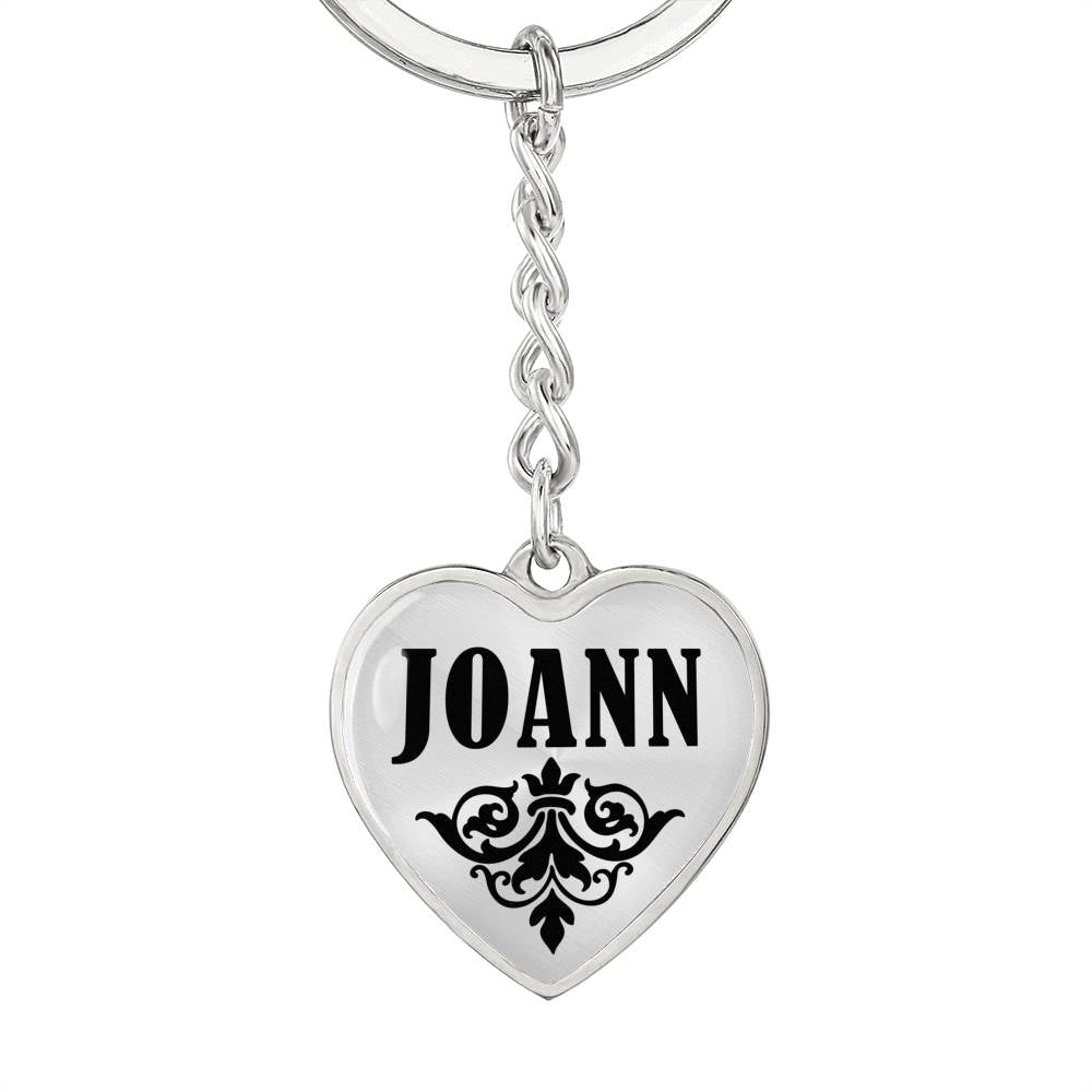 Joann v01 - Heart Pendant Luxury Keychain