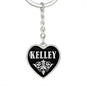 Kelley v02 - Heart Pendant Luxury Keychain