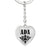 Ada v01 - Heart Pendant Luxury Keychain
