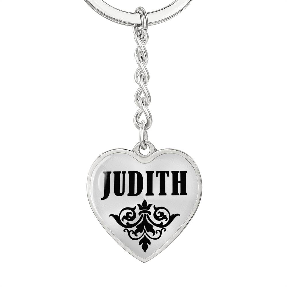 Judith v01 - Heart Pendant Luxury Keychain