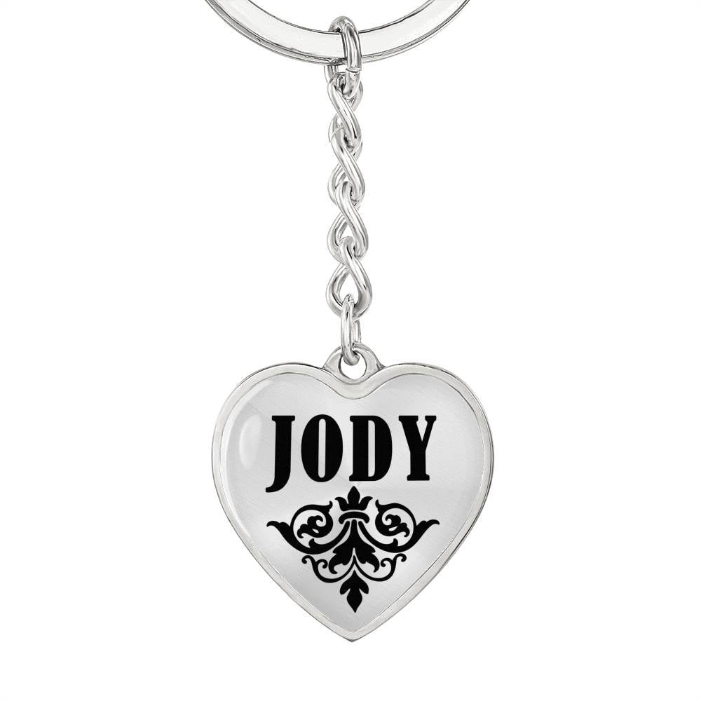 Jody v01 - Heart Pendant Luxury Keychain
