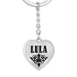 Lula v01 - Heart Pendant Luxury Keychain