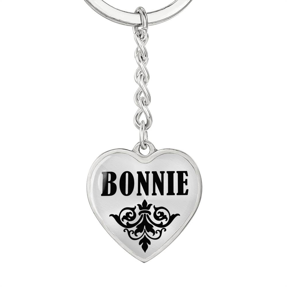 Bonnie v01 - Heart Pendant Luxury Keychain