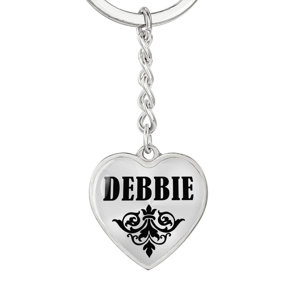 Debbie v01 - Heart Pendant Luxury Keychain