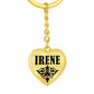 Irene v01 - Heart Pendant Luxury Keychain