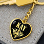 Kay v02 - Heart Pendant Luxury Keychain