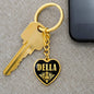 Della v02 - Heart Pendant Luxury Keychain