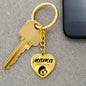 Mama, Est. 1972 - Heart Pendant Luxury Keychain
