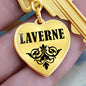Laverne  v01 - Heart Pendant Luxury Keychain