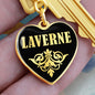 Laverne v02 - Heart Pendant Luxury Keychain