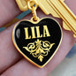 Lila v02 - Heart Pendant Luxury Keychain