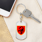 19th Missile Brigade (Ukraine) - Luxury Dog Tag Keychain