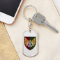 132nd Reconnaissance Battalion (Ukraine) - Luxury Dog Tag Keychain