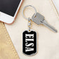 Elsa v02 - Luxury Dog Tag Keychain