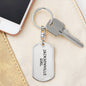 Jacksonville Girl v4 - Luxury Dog Tag Keychain