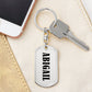 Abigail v01 - Luxury Dog Tag Keychain