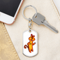 Tiger 03 - Luxury Dog Tag Keychain