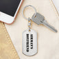 Airman's Boyfriend - Luxury Dog Tag Keychain