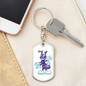 Purple Ant - Luxury Dog Tag Keychain