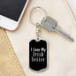 Love My Irish Setter v2 - Luxury Dog Tag Keychain